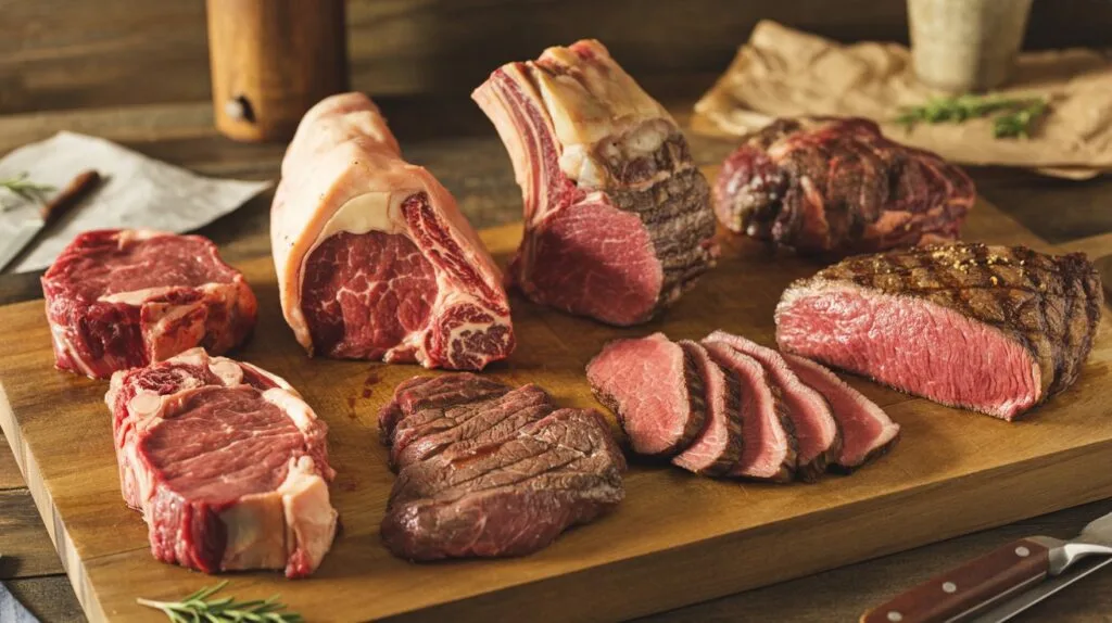 Affordable steak cuts like chuck eye, flat iron and hanger steak that taste premium